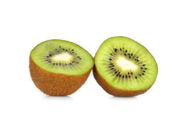Kiwifruit Piece on white background