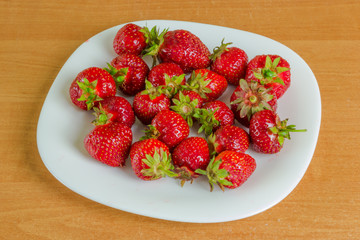 Polish ecological strawberries.