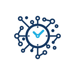 Time Network Logo Icon Design