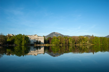 Fototapeta na wymiar Salzburg, Sommer, Natur, Ruhe