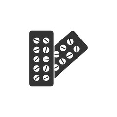 Pills icon. Simple element illustration. Pills symbol design from Pregnancy collection set. Can be used in web and mobile