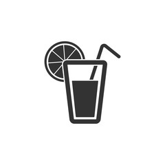 Glass of juice icon. Simple element illustration. Glass of juice symbol design from Pregnancy collection set. Can be used in web and mobile