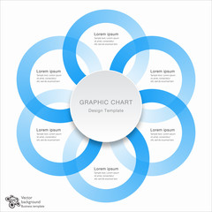 Infographics Vector Background 6-Step Process 
