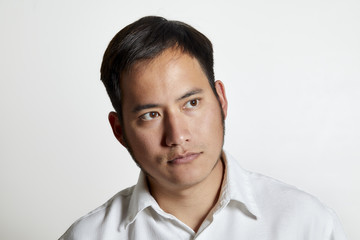 Man with Serious Expression