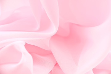 Obraz premium Texture chiffon fabric pink color for backgrounds 