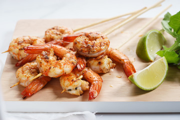 Grilled shrimps