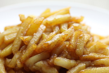 ポテトフライの甘辛ソース