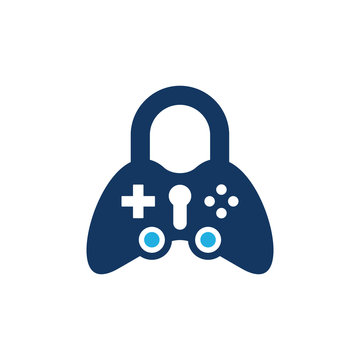 Game Lock Logo Icon Design