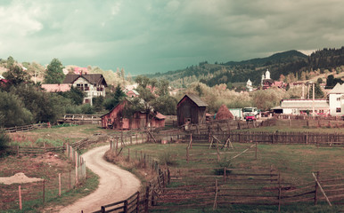 Fototapeta premium Image of Sadova village