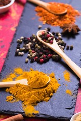 Colors of spices