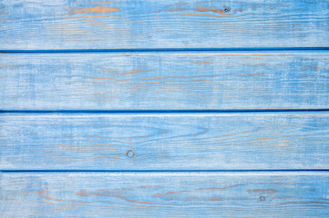 wooden old lining surface of painted blue wood  pine boards texture