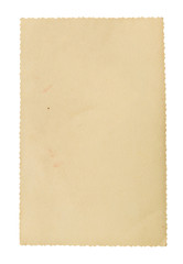 Fototapeta premium Old paper on white background.