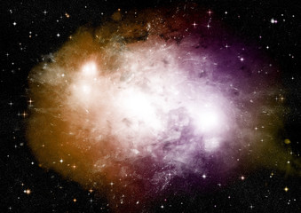 galaxy in a free space