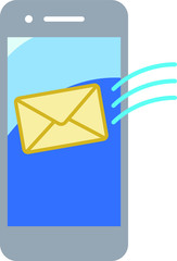 Smartphone to receive mail