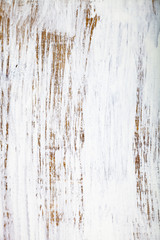 Wooden background painted white paint