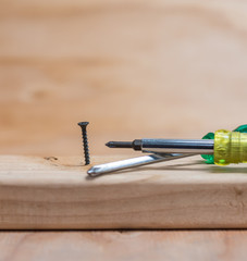 Screwing into fresh lumber
