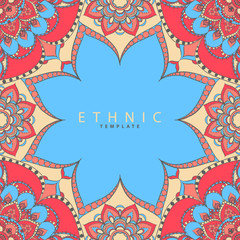 Vector ethnic pattern