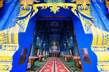 Wat Rong Sua Ten entrance, Chiang Rai