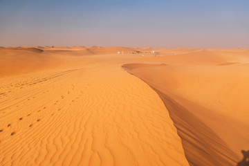 Fototapeta na wymiar Al Khatim Desert Abu Dhabi