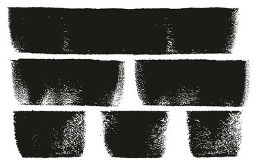 Paint Roller Bold Lines High Detail Abstract Vector Lines & Background Set 102