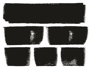 Paint Roller Bold Lines High Detail Abstract Vector Lines & Background Set 97