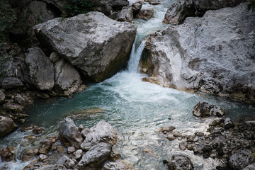 falls in mountains