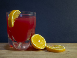 Juice with lemon