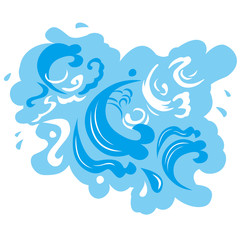 ウェイブ 水 二