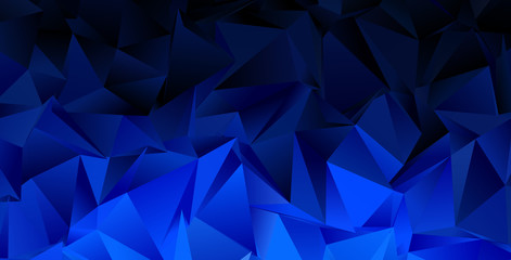 Obraz premium Abstract Low-Poly triangular modern background