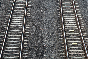 Fototapeta premium Parallel railway lines