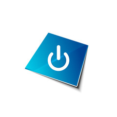 Start power button, ui icon design, on off symbol