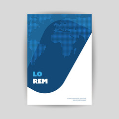 Modern Style Flyer or Cover Design for Your Business - Applicable for Reports, Presentations, Placards, Posters - Creative EPS10 Vector Template