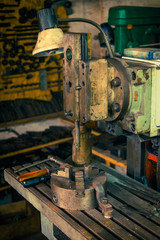 Part of an old turning lathe