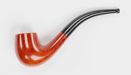 Realistic 3D Render of Smoking Pipe