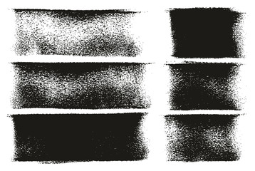 Paint Roller Bold Lines High Detail Abstract Vector Lines & Background Set 37