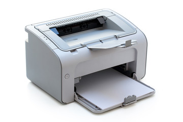 Laserjet printer on white.