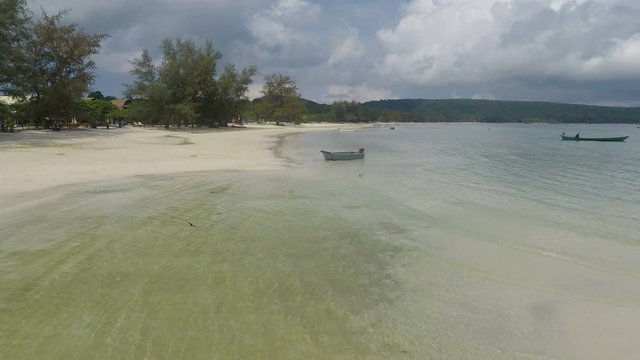 tropical island koh rong samloem in cambodia