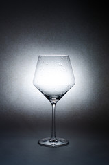 wet glass