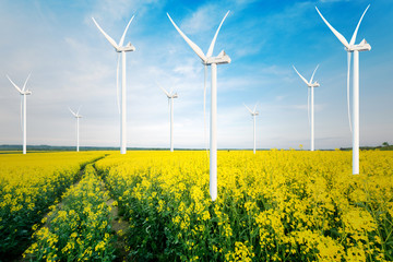 Alternative energy for wind power plants