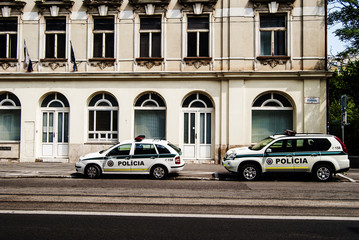 Fototapeta na wymiar Bratislava street Slovakia