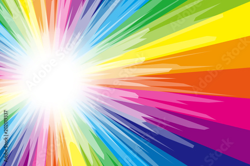 Background Wallpaper Vector Illustration Design Free Free Size Charge Free Colorful Color Rainbow Show Business Entertainment Party Image 背景素材 虹色 レインボー スペクトル 日光 お日様 光 光線 放射光 輝き 放射線 集中線 ビーム Wall Mural Tomo00 Background Wallpaper Vector Illustration Design Free Free Size Charge Free Colorful Color Rainbow Show Business Entertainment Party Image 背景素材 虹色 レインボー スペクトル 日光 お日様 光 光線 放射光 輝き 放射線 集中線 ビーム Wall Mural Tomo00