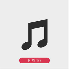 Music vector icon