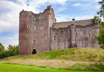 Fototapeta na wymiar Doune Castle Outer Wall Stirling Scotland UK