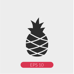 Pineapple vector icon