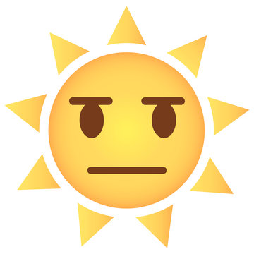 Sonne Emoji kritisch