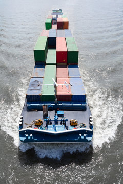 Container ship shipping cargo overseas