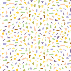 Colorful confetti seamless background