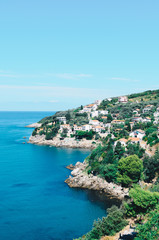 Naklejka na ściany i meble Ulcinj seascape view, Montenegro