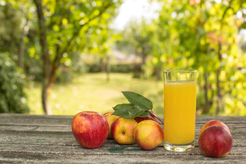 fruits and juice