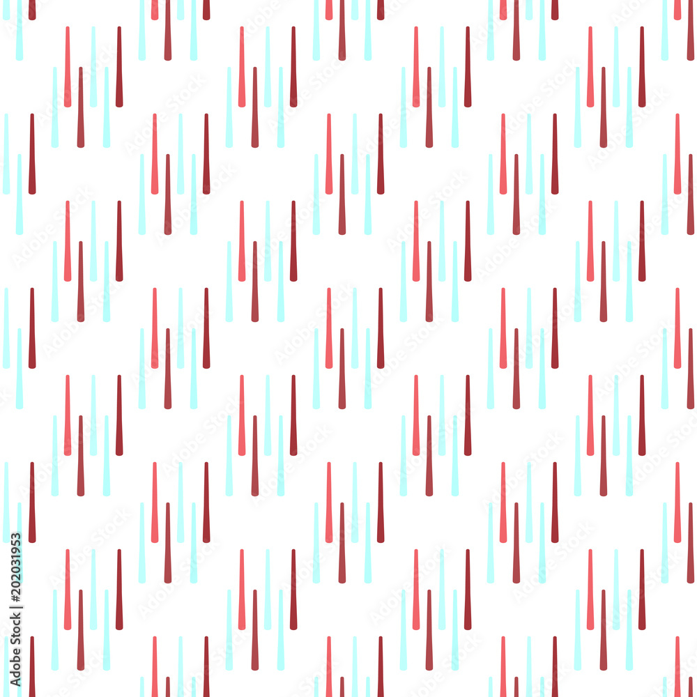 Wall mural seamless pattern. geometric stick shapes seamless vector pattern